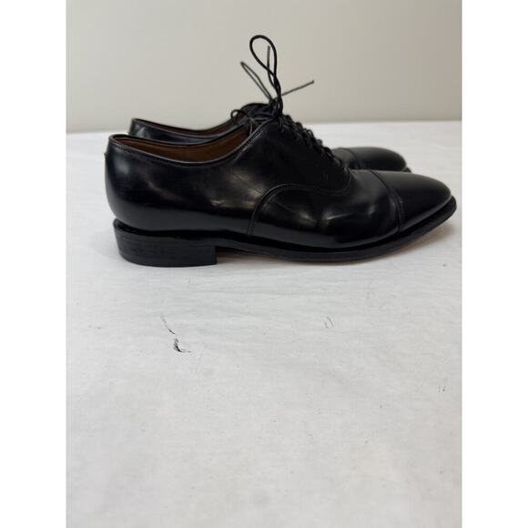 Men\'s Dress Shoes JOHNSTON & MURPHY Melton OPTIMA 02981 Sz 9.5 D/B Black Leather main image 4
